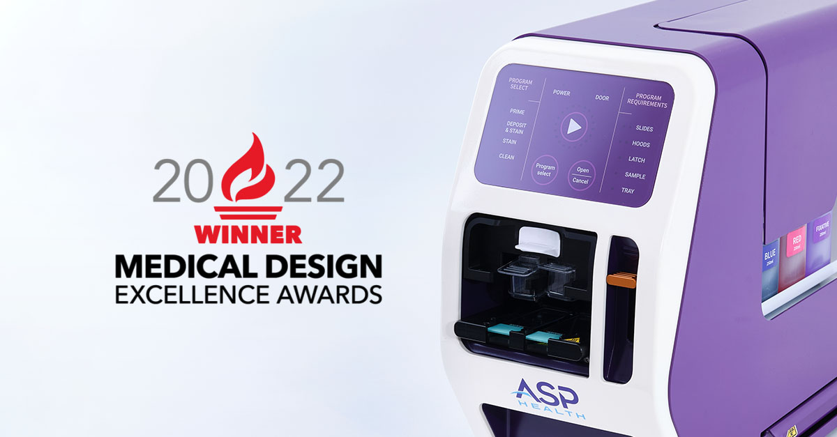 ASP Health and PI pick up Medical Design Excellence Award for sample