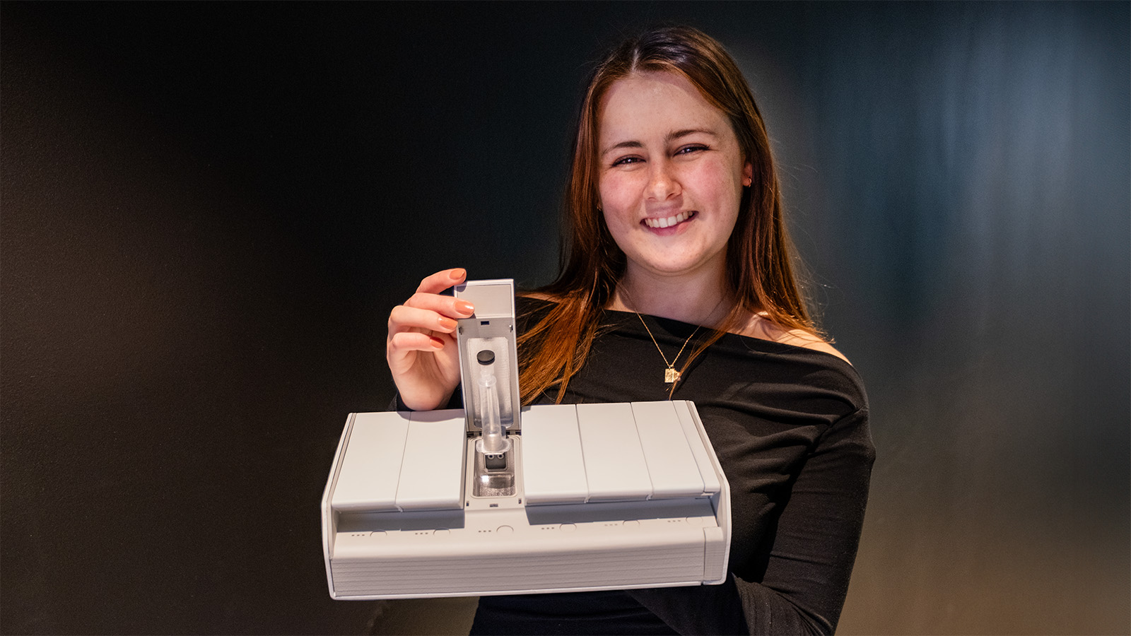 PI’s Hannah Gough wins big with portable 60-second syringe sterilization device